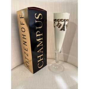 Ritzenhoff Champus Champagne Glass "Margarete‎ Gockel" 2004 #1070092